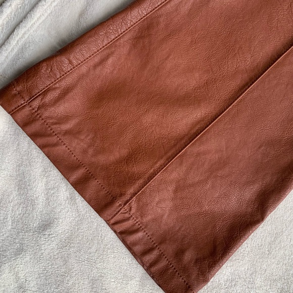 Urban Outfitters Isabella Faux Leather Flare Pant - Picture 10 of 12